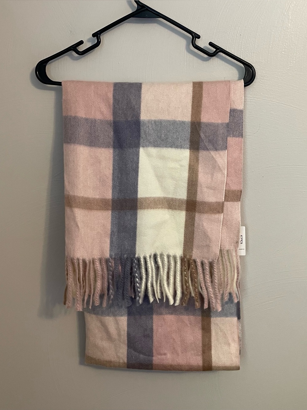 Pretty Persuasions Scarf NWT Pink, Cream
And Grey color